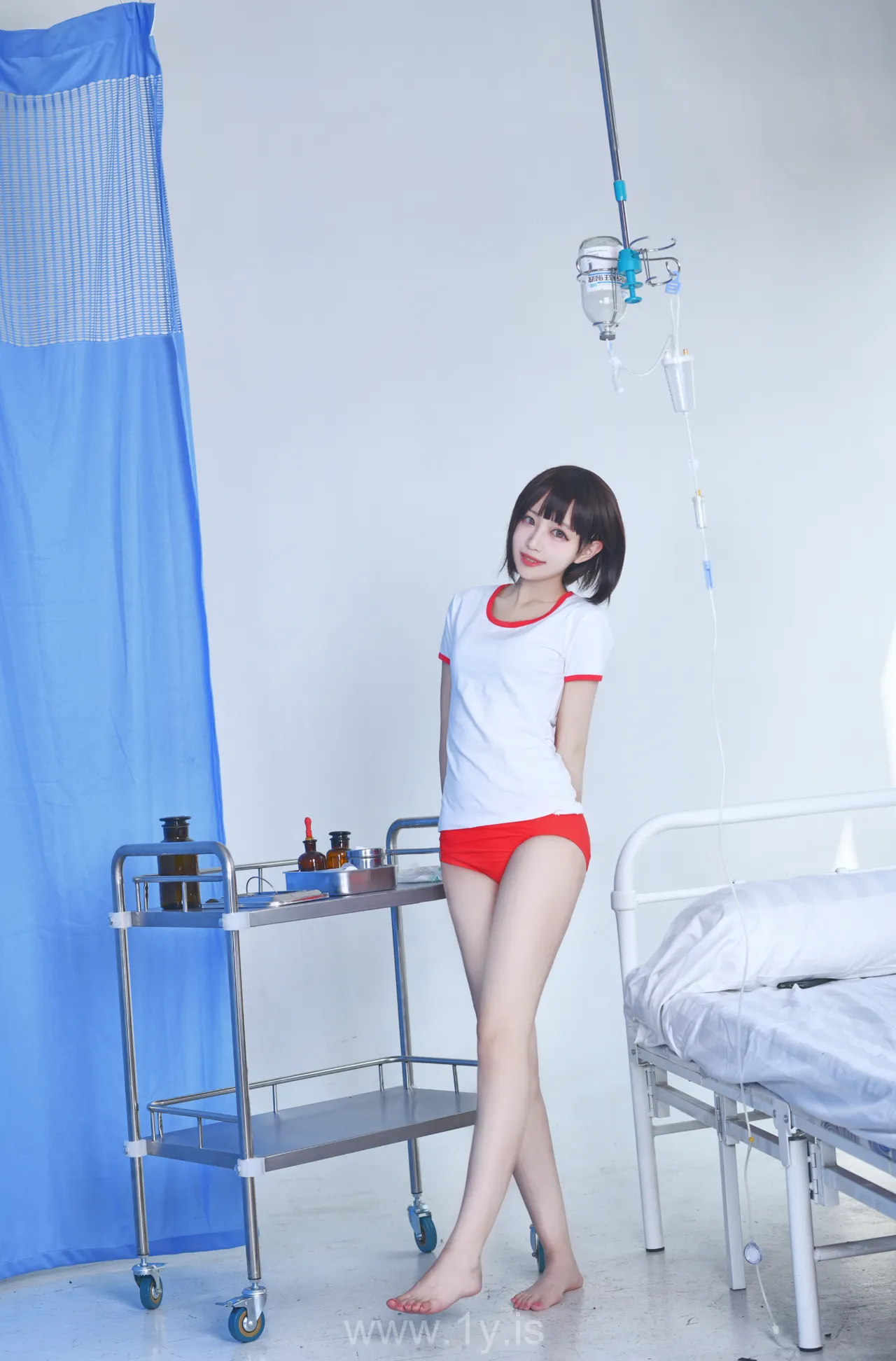 Coser@Shika小鹿鹿 NO.040 Hot & Pretty Chinese Peri 保健室